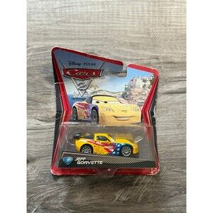 Disney Pixar Cars 2 Jeff Gorvette #7 Diecast 1:55 Car